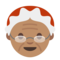 Mrs. Claus - Medium emoji on Google